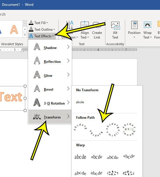 hot to arch words in word for mac 2011
